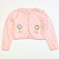 Pink cropped cardigan - Size 2-3