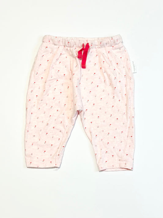 Floral jersey pants - Size 00