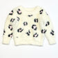 Fluffy animal print sweater - Size 2