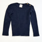 Navy ribbed jumper - Size 2