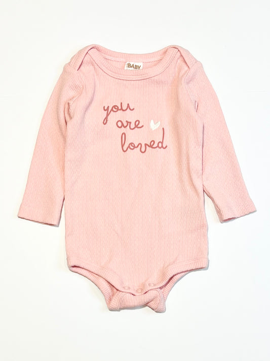 You are loved bodysuit - Size 00