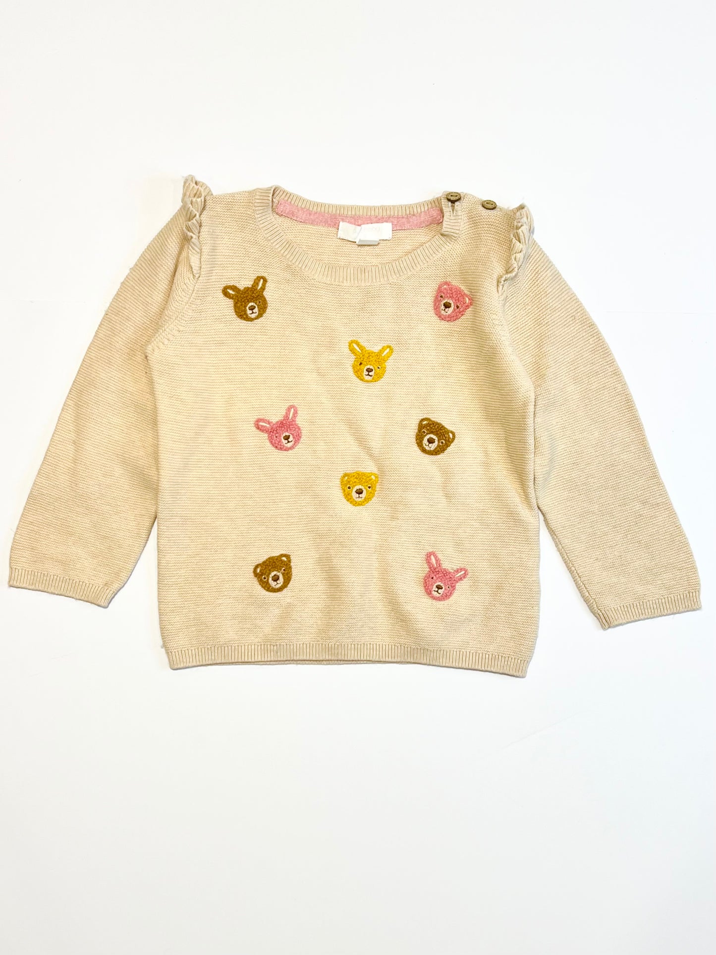 Animals knit jumper - Size 2