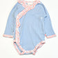 Striped cross-over bodysuit - Size 00