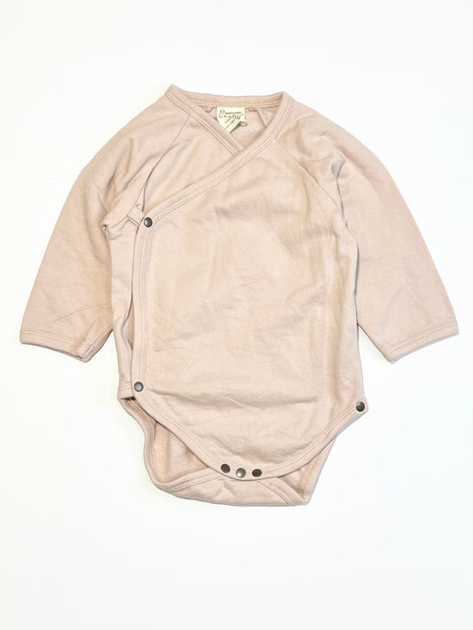 Fleece cross-over bodysuit - Size 00