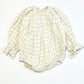 Gingham linen romper - Size 00