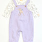 Purple Bambi overalls - Size 00