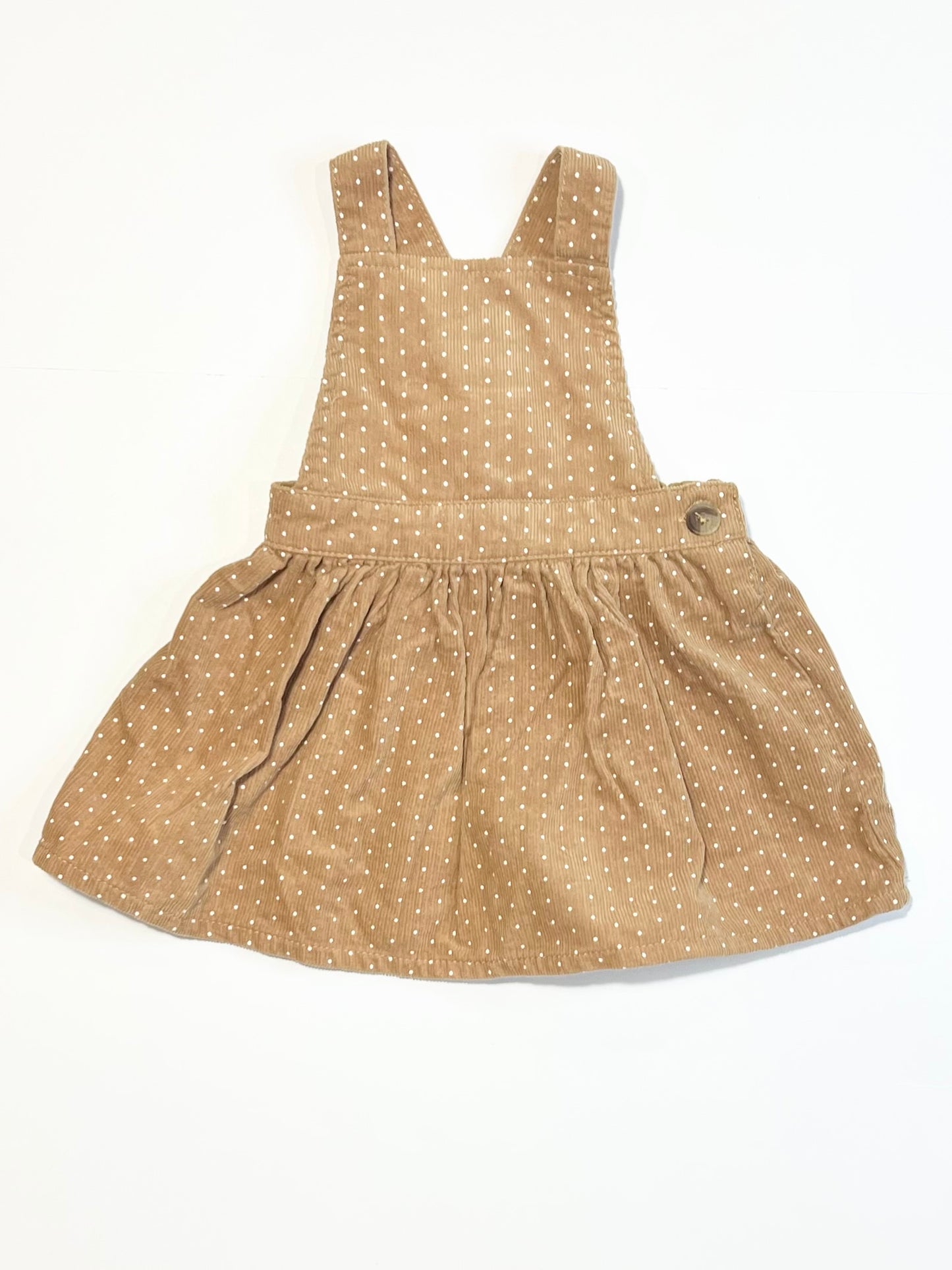 Spotty corduroy pinafore - Size 00