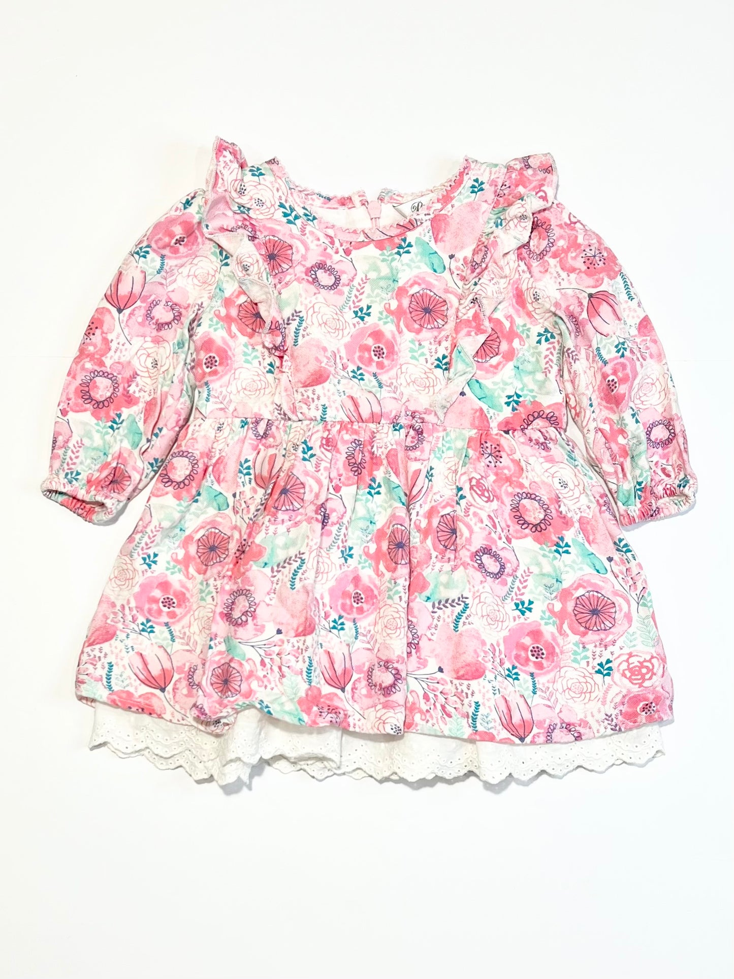 Floral ruffle dress - Size 00