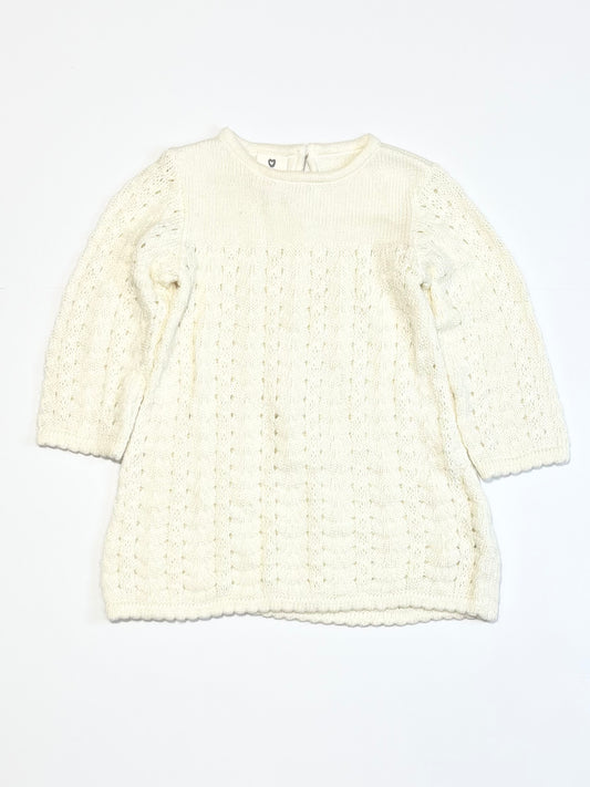 White knit dress - Size 00