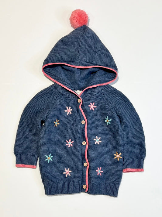 Hooded knit jacket - Size 00