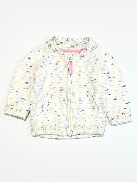 Speckled knit jacket - Size 00