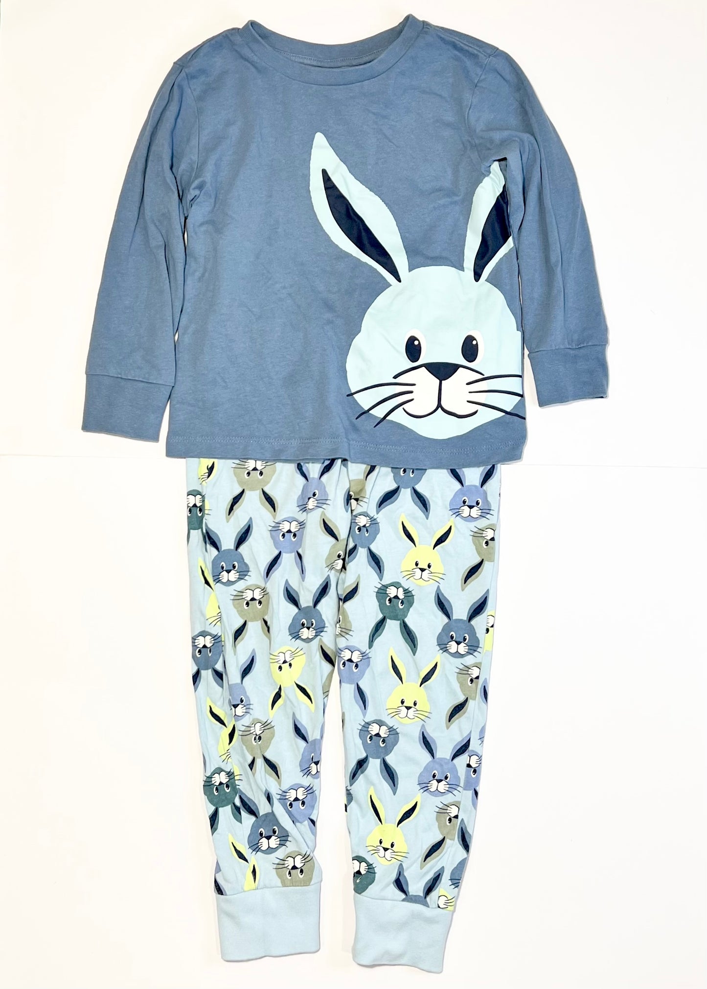 Blue bunny pyjamas - Size 3