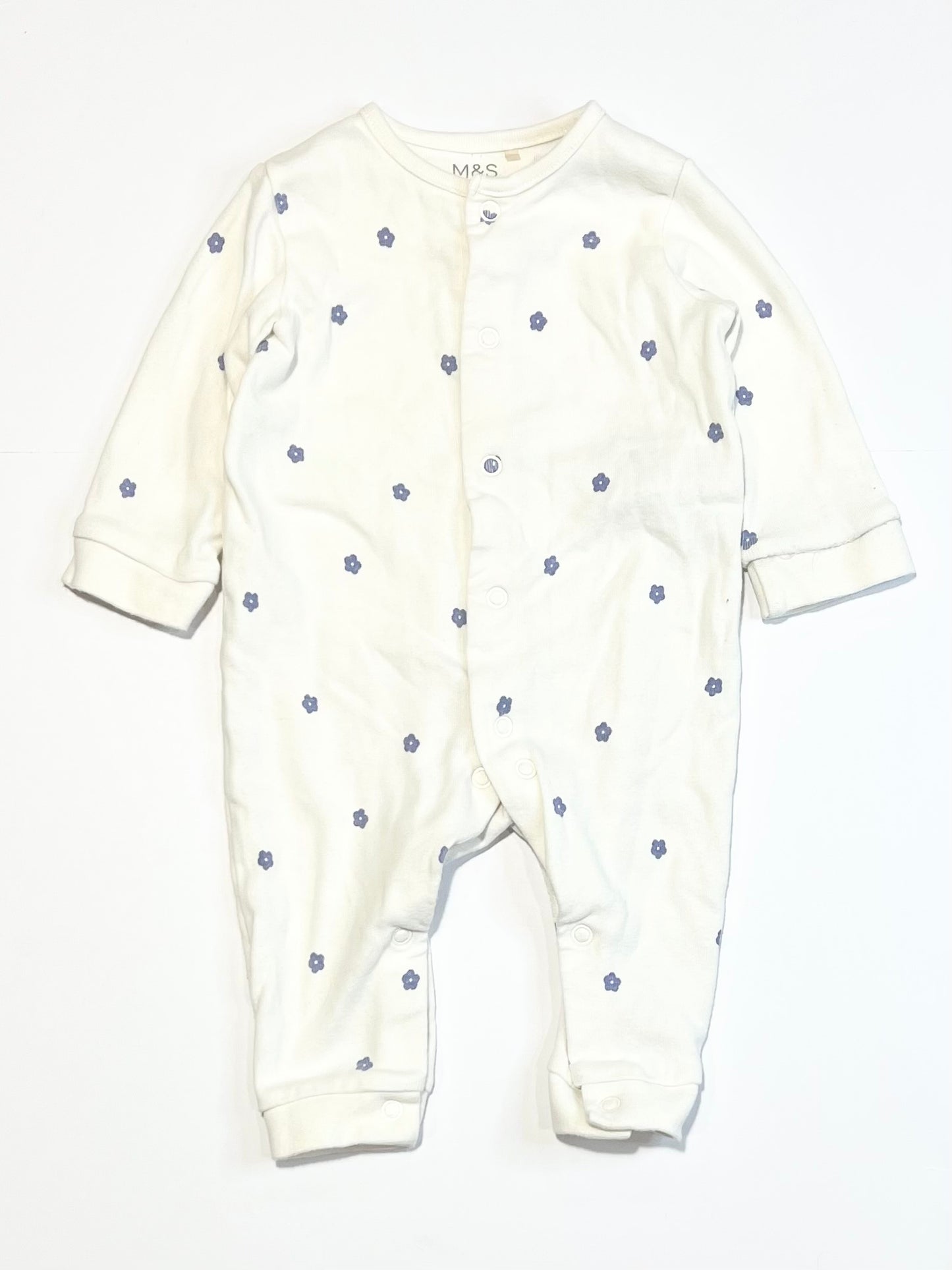 Floral ribbed onesie - Size 00