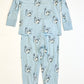 Blue puppy pyjamas - Size 3