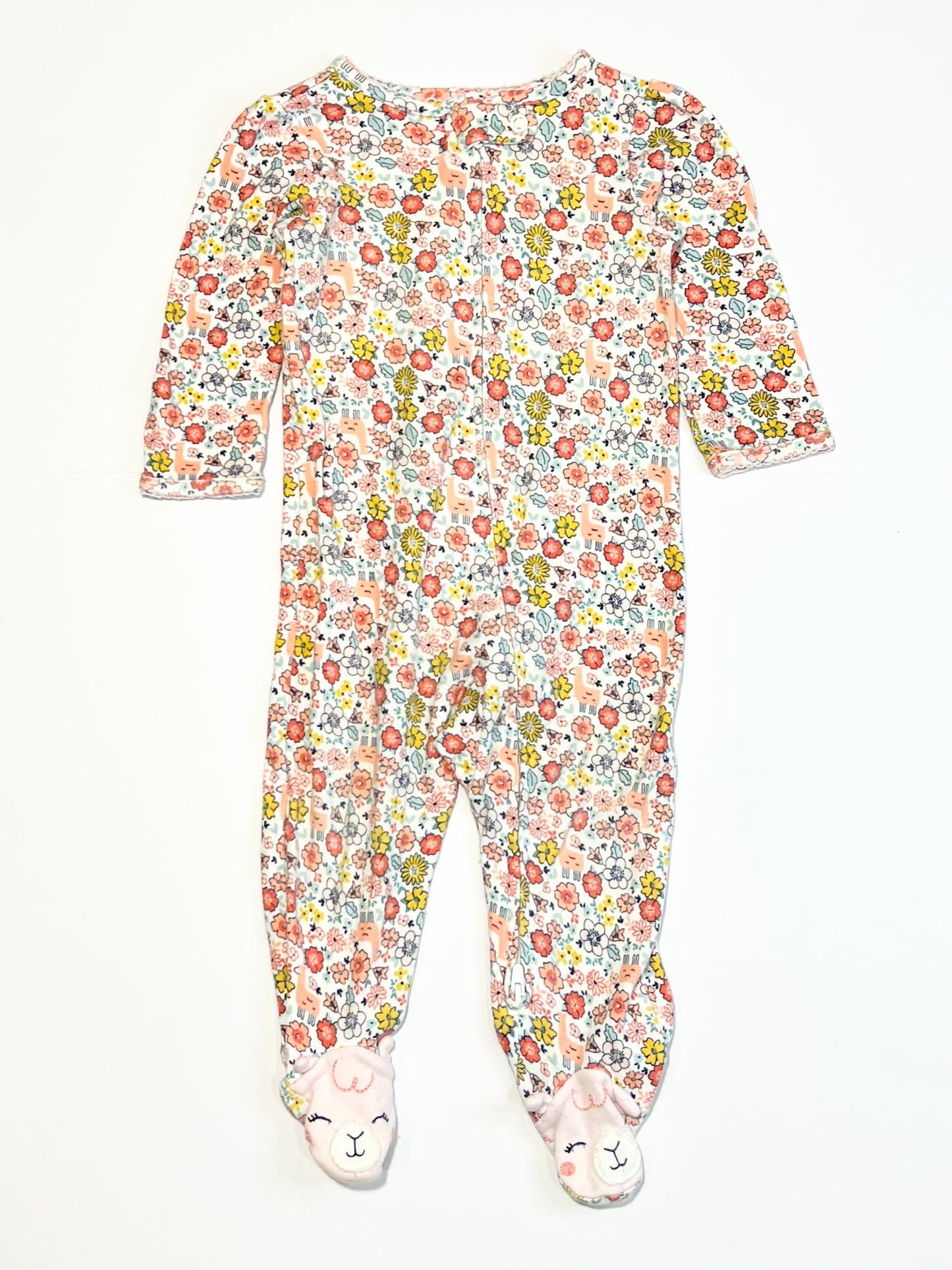 Floral zip onesie - Size 00