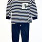Navy striped pyjamas - Size 3
