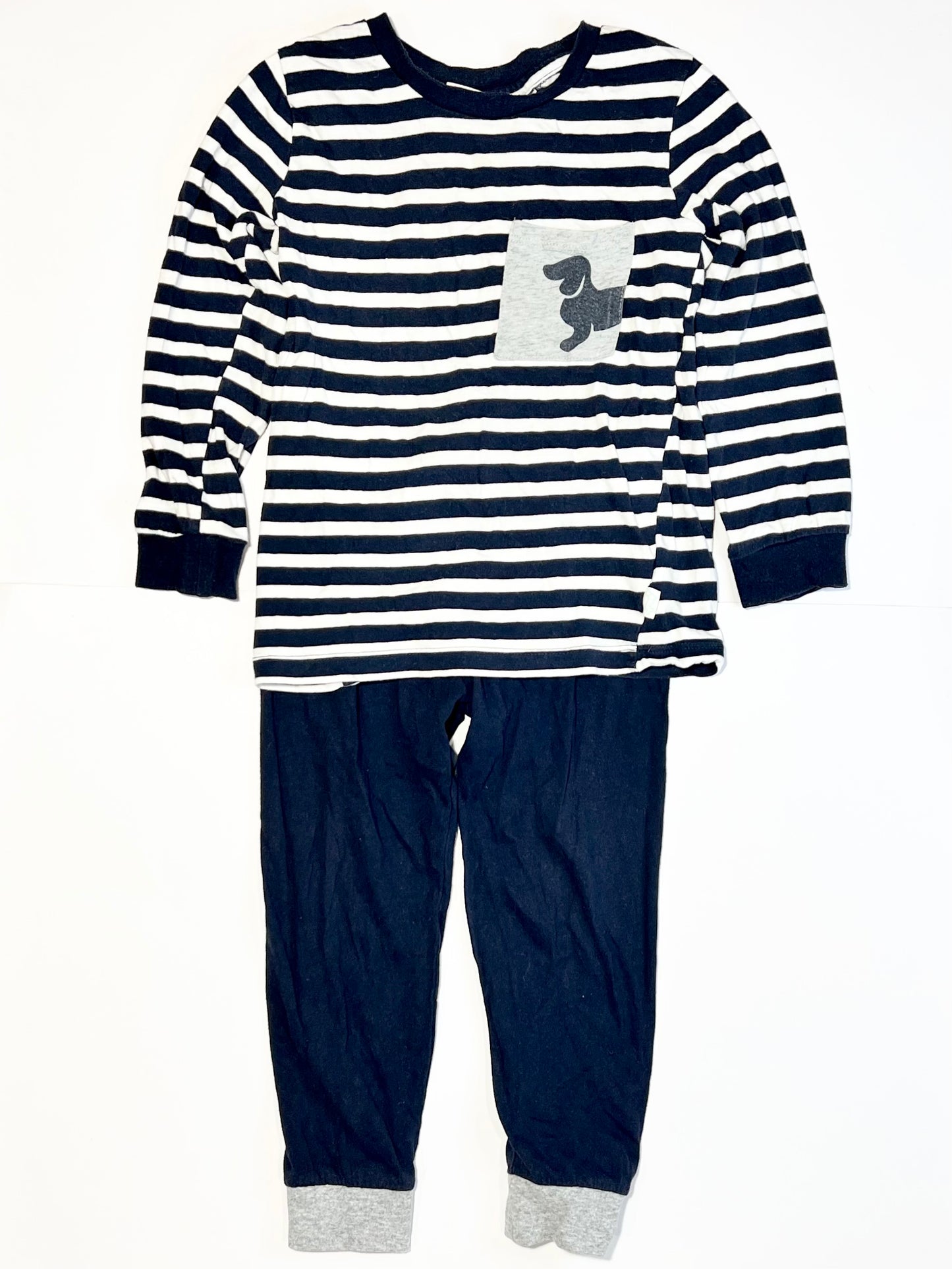 Navy striped pyjamas - Size 3