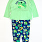 Green frog pyjamas - Size 3
