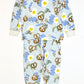 Blue jersey pyjamas - Size 3