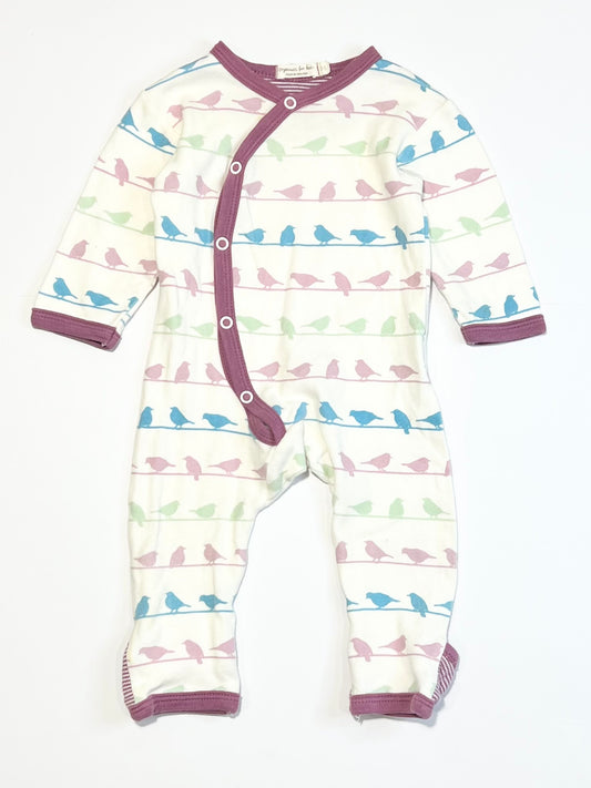 Birds onesie - Size 0-5 months