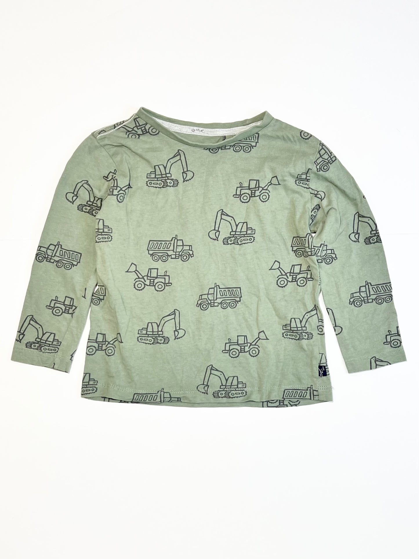 Green diggers top - Size 3