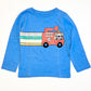 Blue fire truck top - Size 3-4