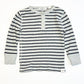 Striped waffle top - Size 3