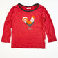 Red rooster top - Size 3