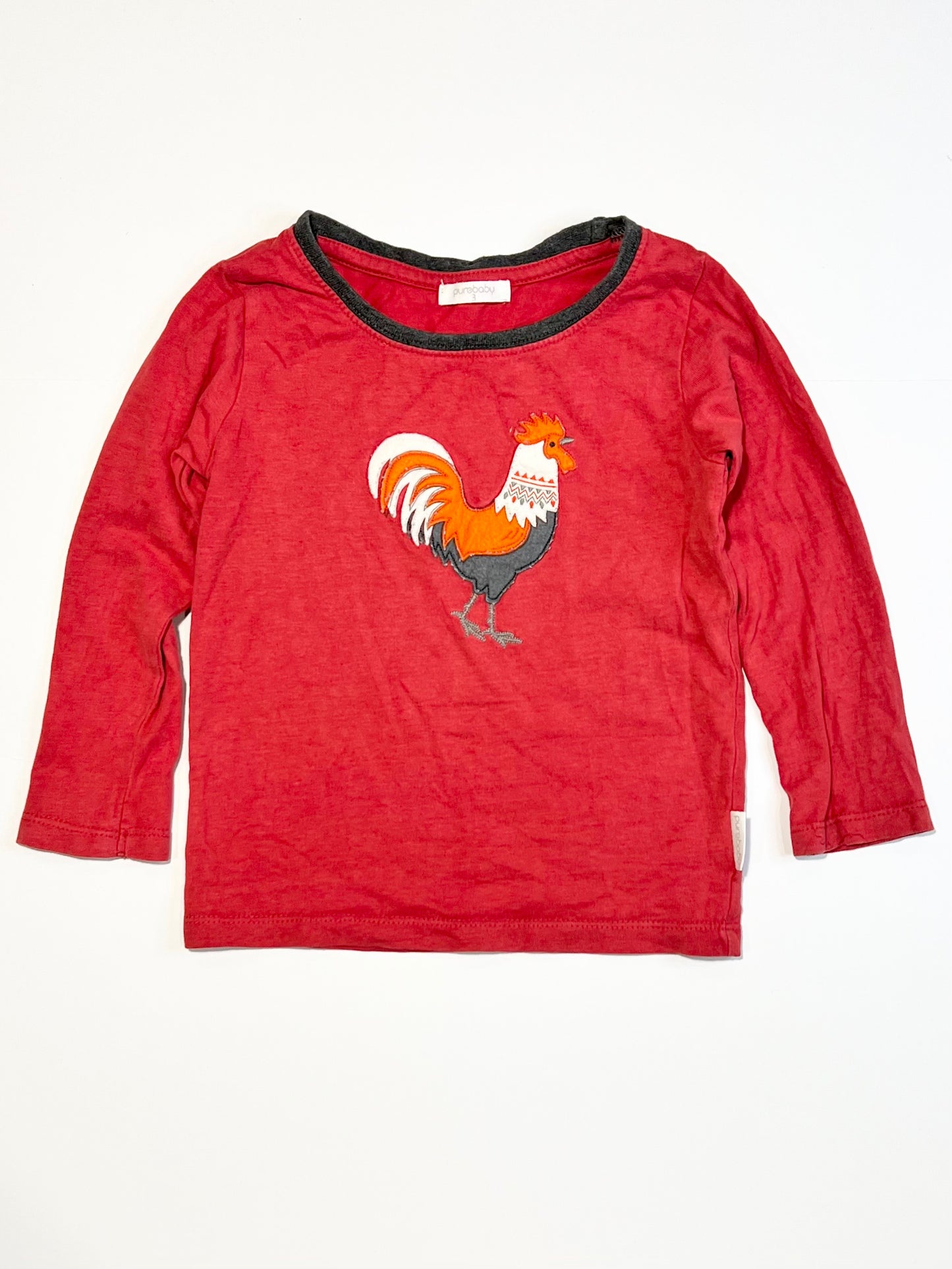 Red rooster top - Size 3