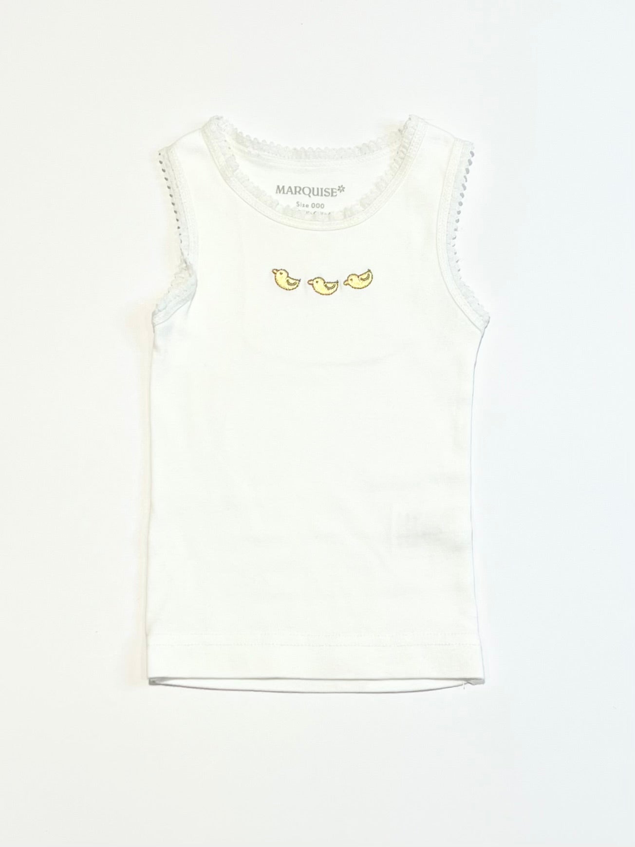 Yellow ducky singlet - Size 000
