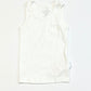 White ribbed singlet - Size 000