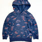 Navy dinos hoodie - Size 3
