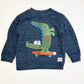 Navy croc sweater - Size 3