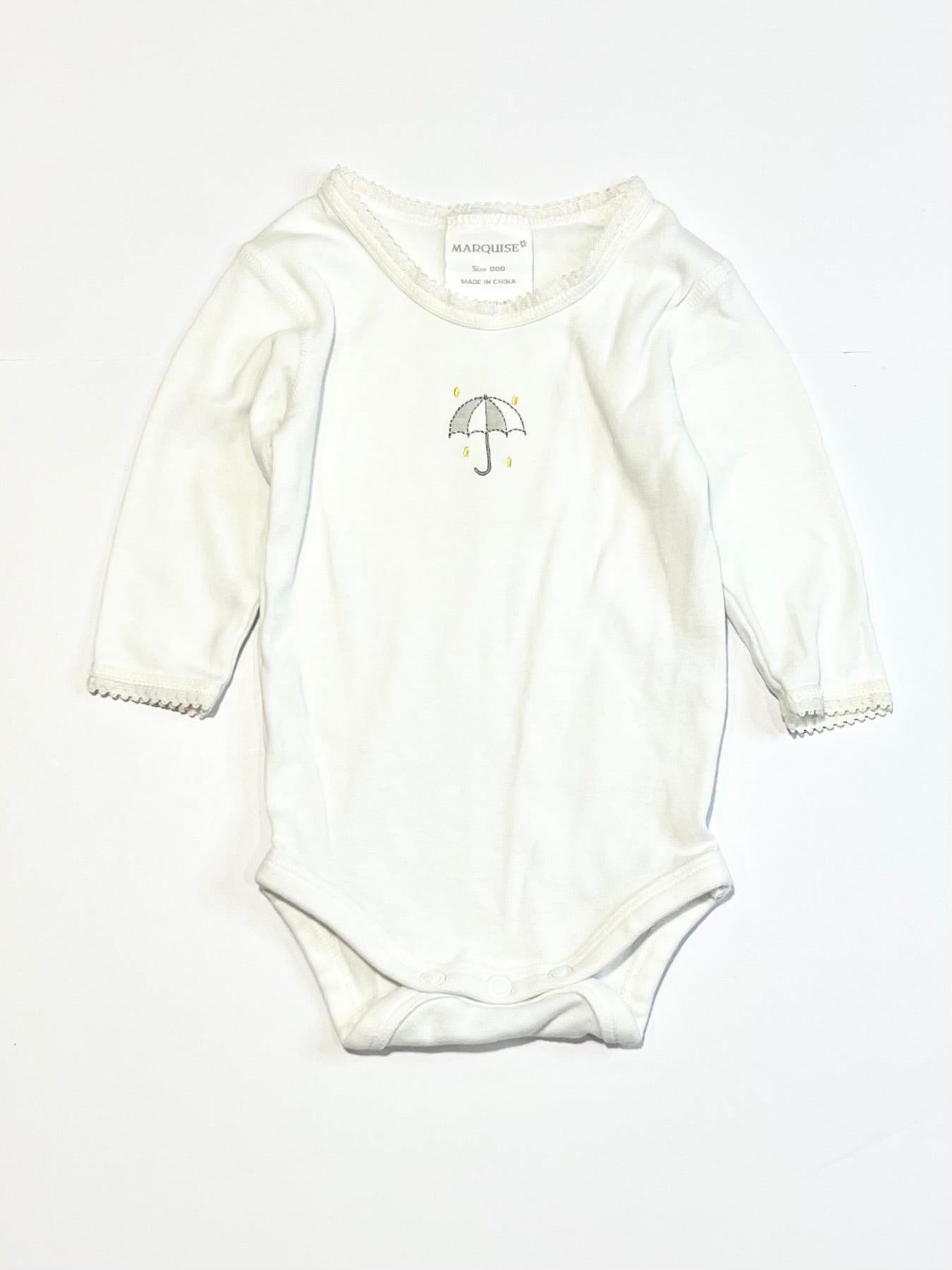 White umbrella bodysuit - Size 000