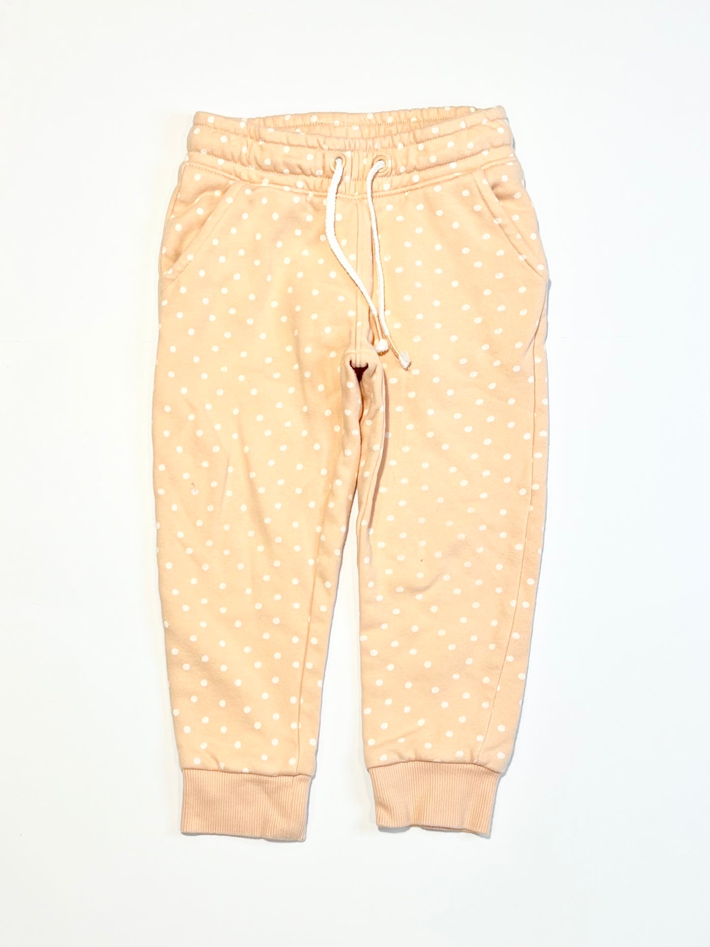 Pink spotty trackies - Size 3