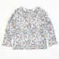 Floral jersey top - Size 3-4
