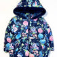Floral puffer jacket - Size 3