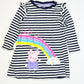 Striped jersey dress - Size 3