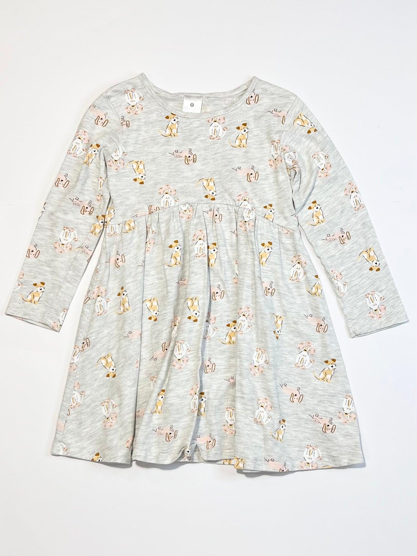Puppies jersey dress - Size 3