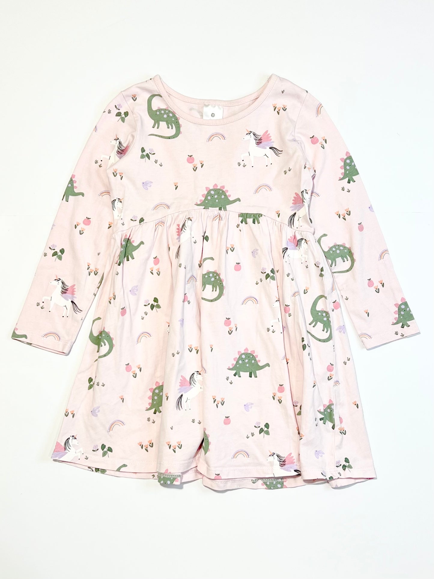 Dinos and alicorns jersey dress - Size 3