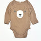 Brown ribbed bodysuit - Size 000