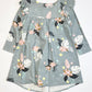 Floral corduroy dress - Size 3