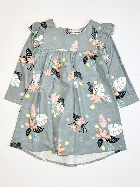Floral corduroy dress - Size 3