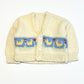 Hand-knitted wool cardigan - Size 000