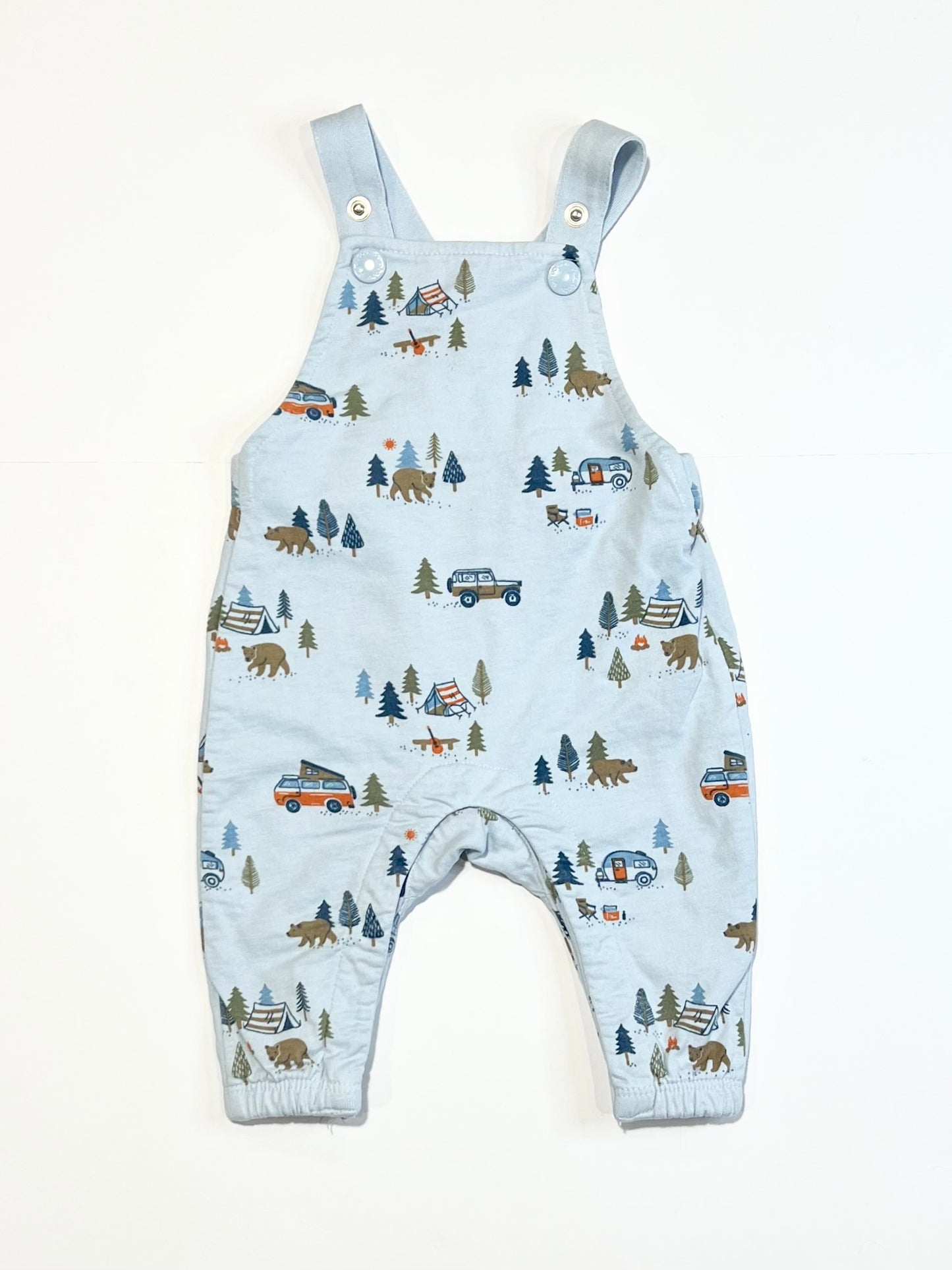 Camping in the woods overalls - Size 000