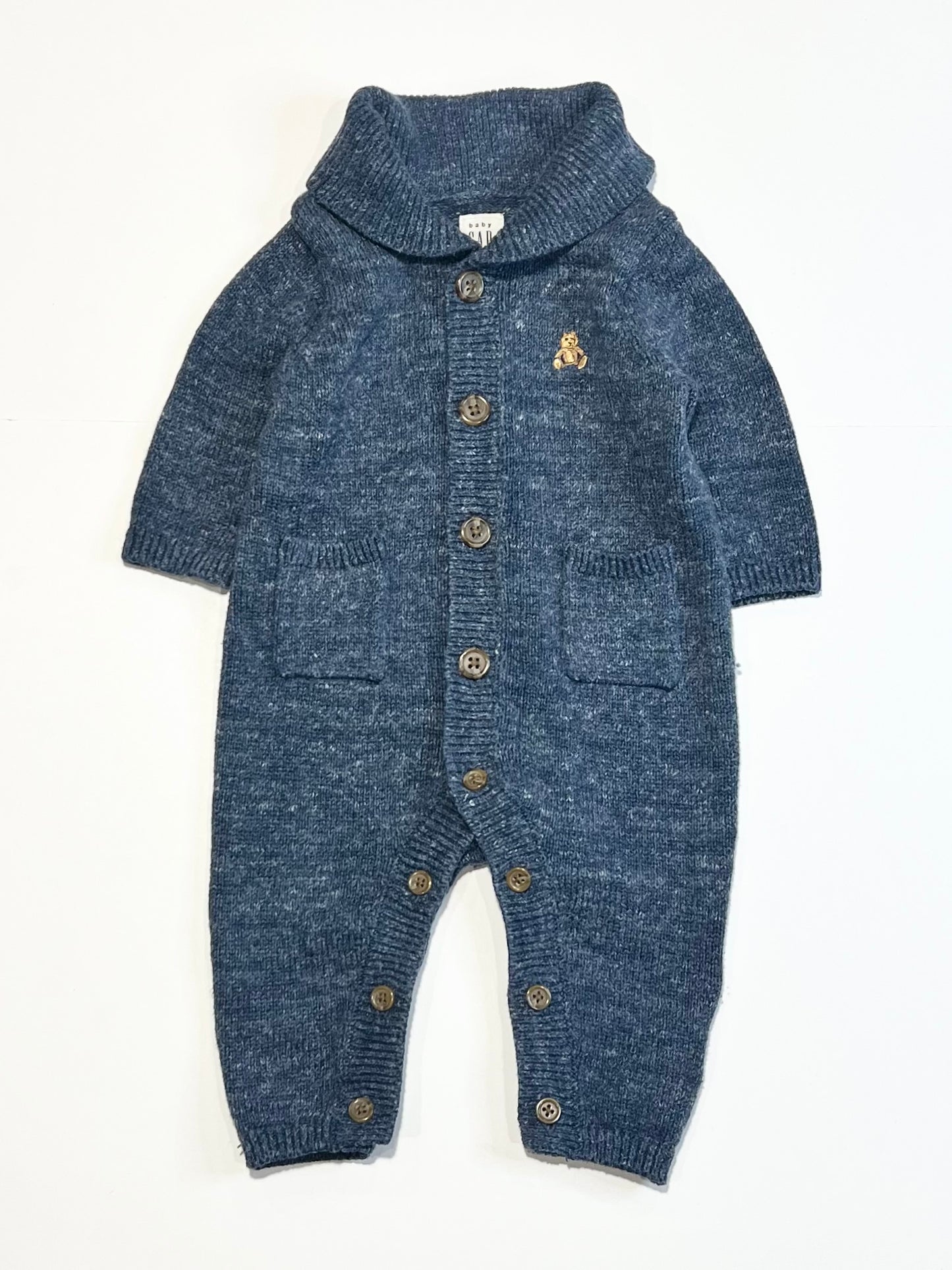 Navy knit onesie - Size 000