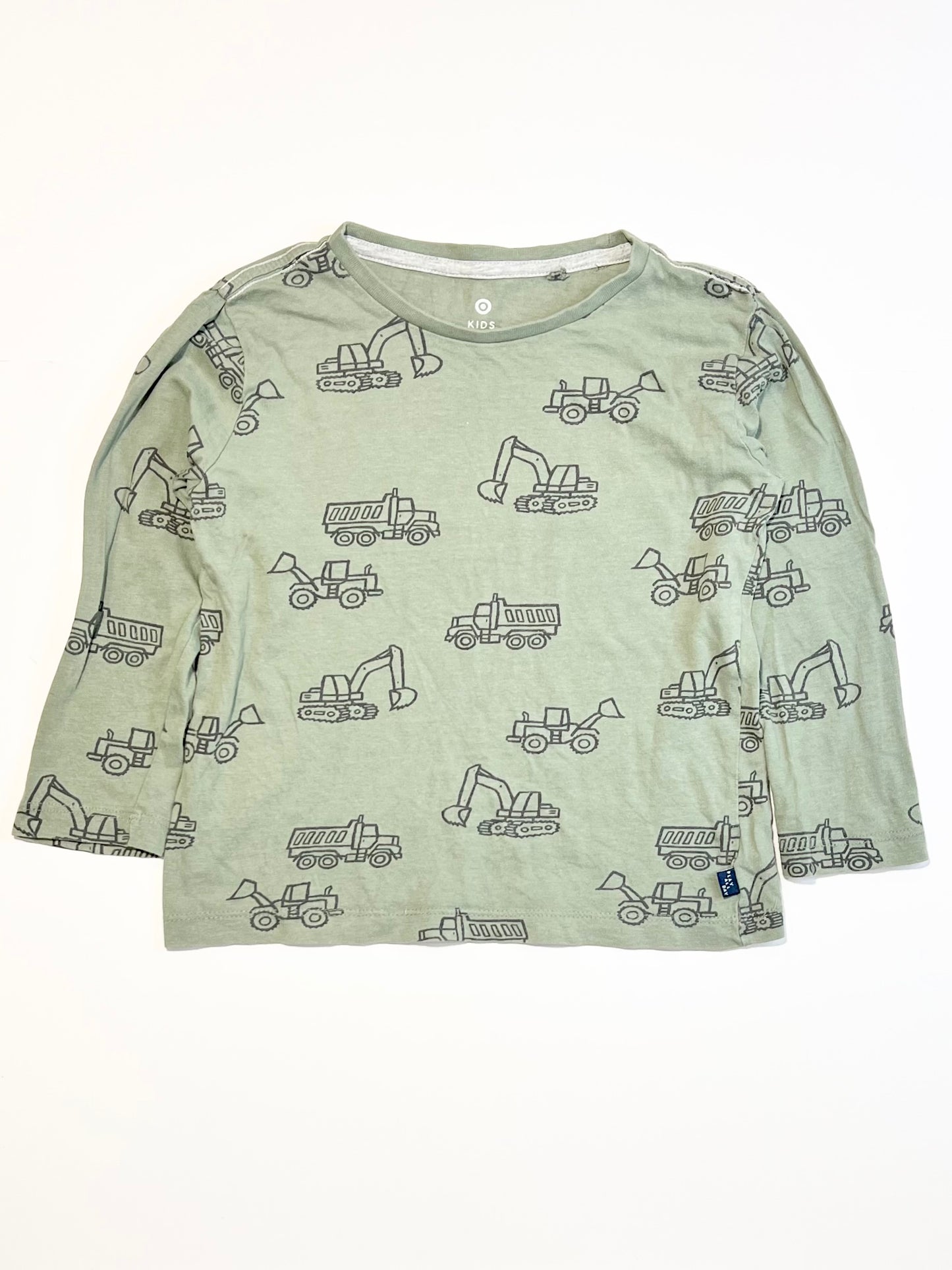 Green diggers top - Size 4