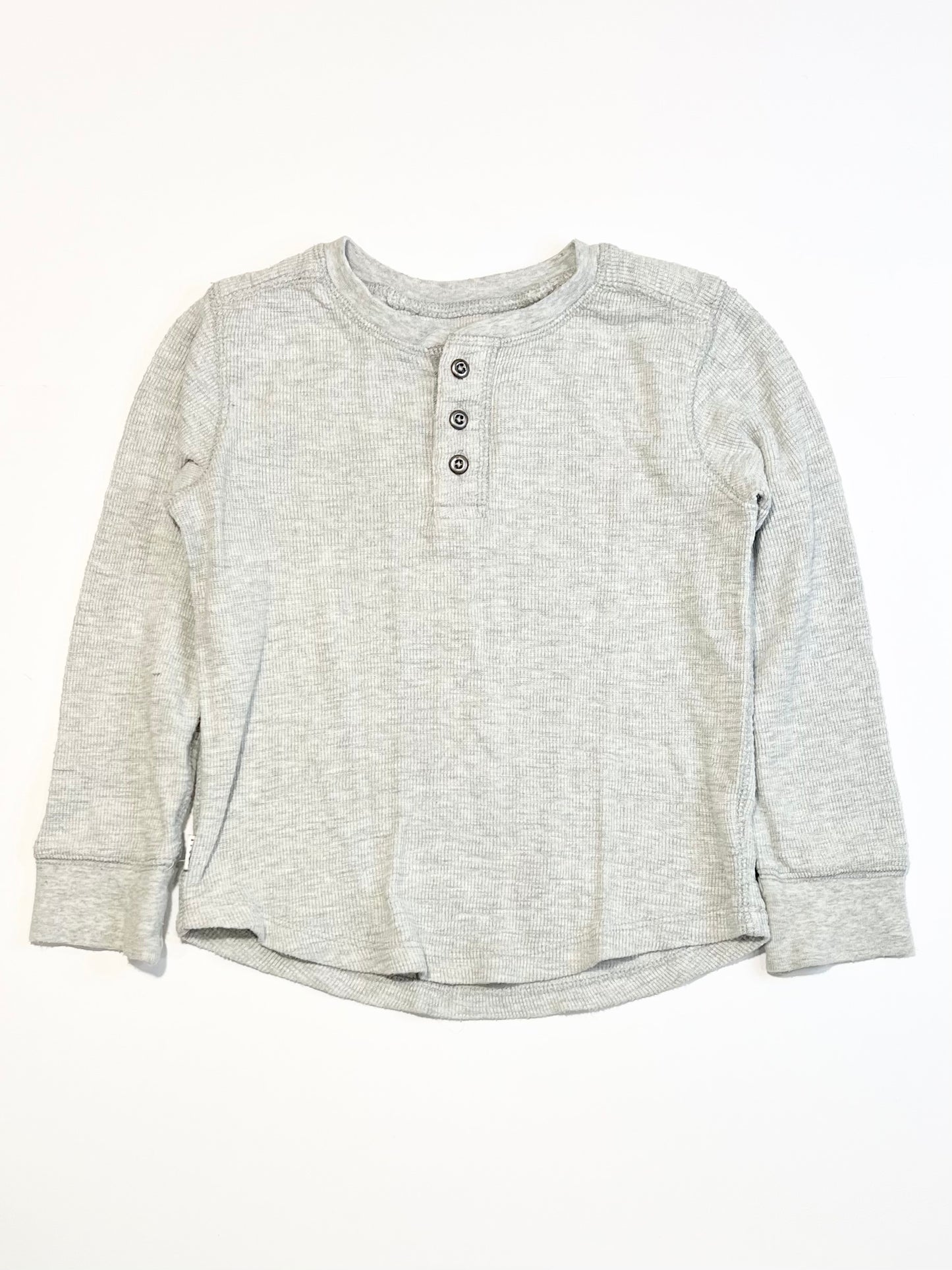 Ribbed henley top - Size 4