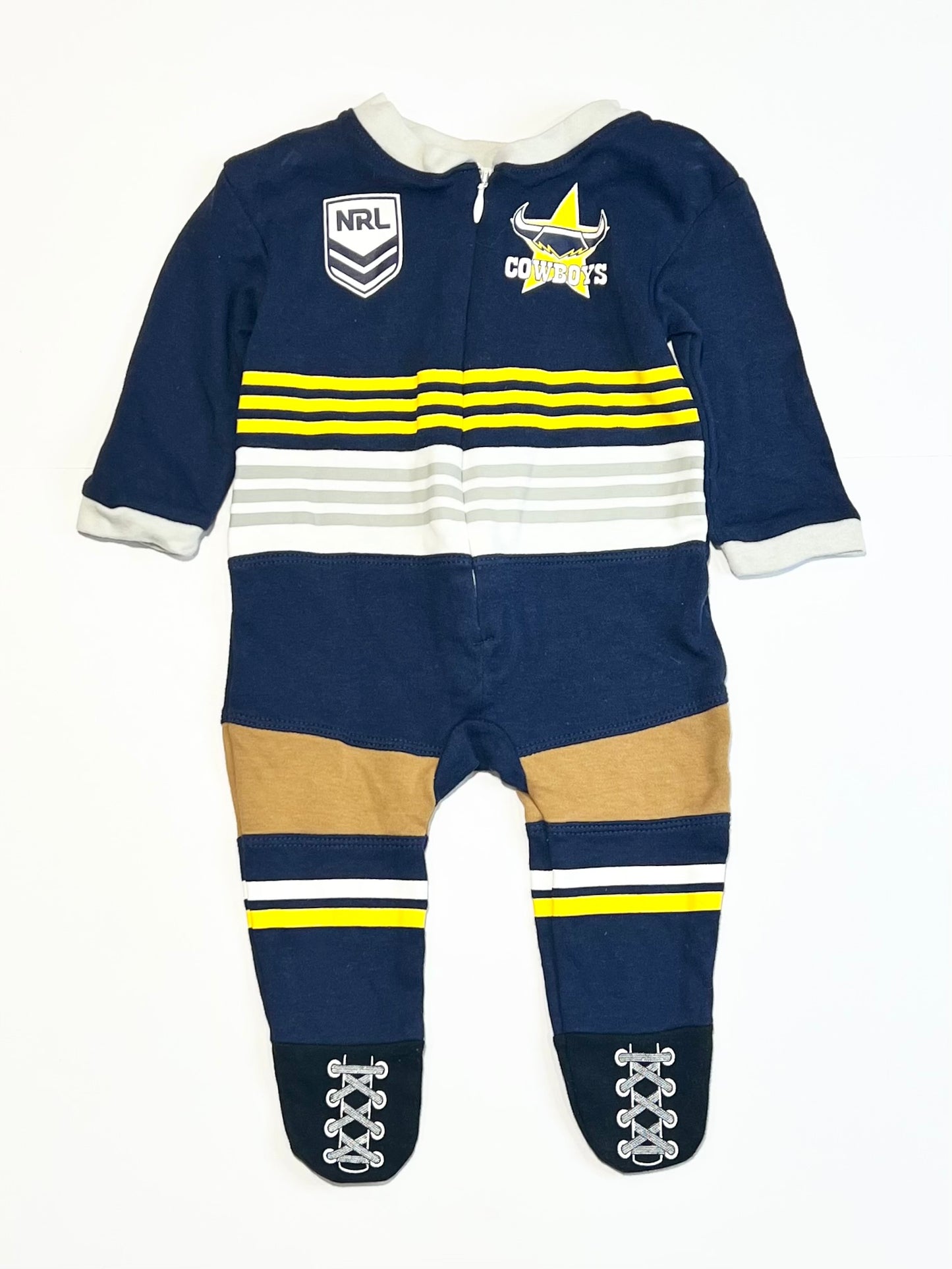 QLD Cowboys onesie - Size 000