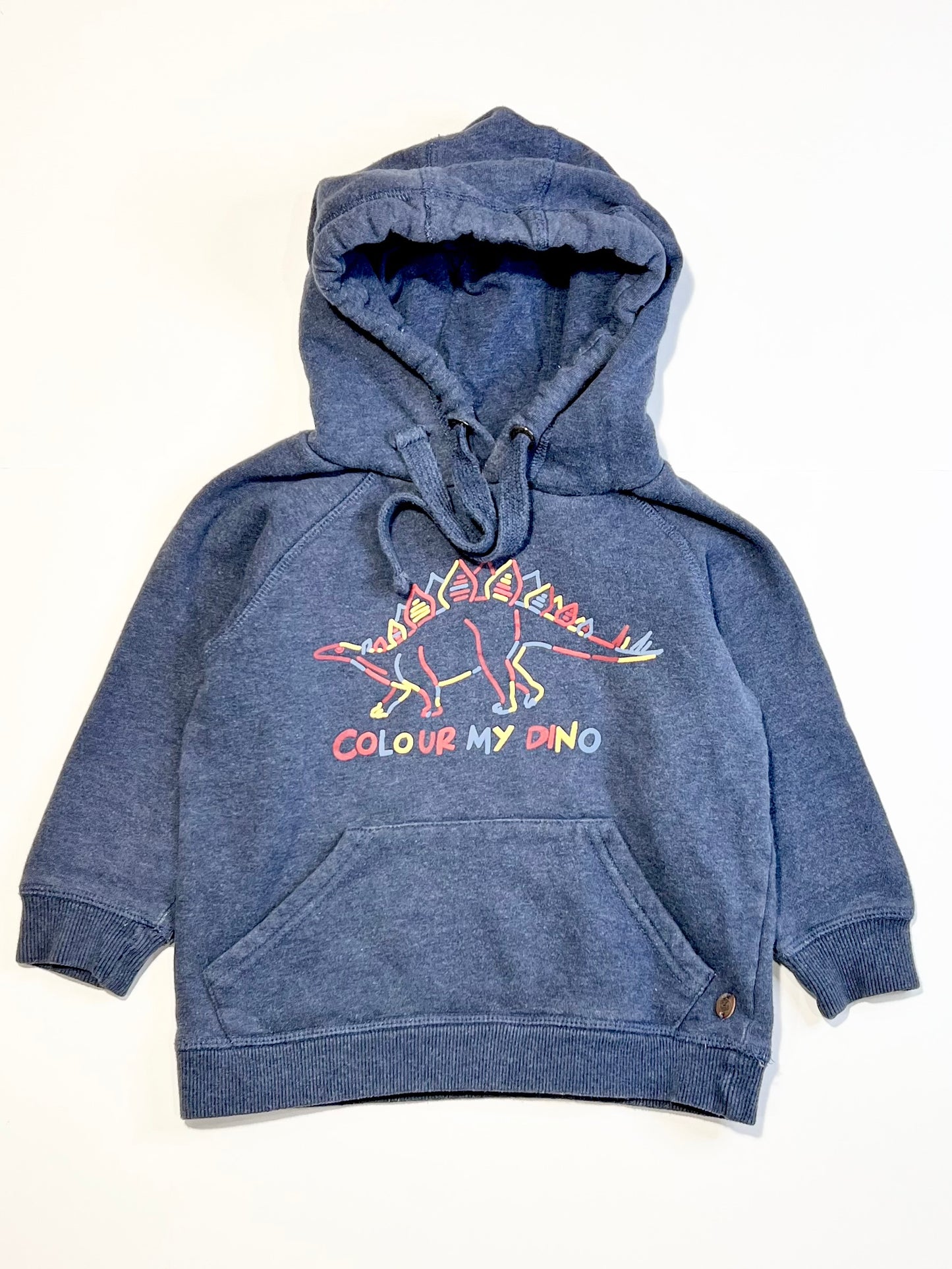 Colour my dino hoodie - Size 4